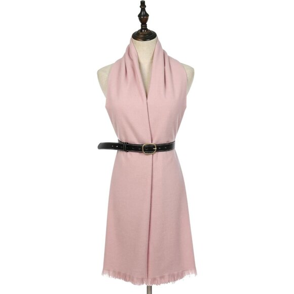 🆕 Women Pink Wedding Evening Dress Pashmina Shawl Winter Foulard Femme Wraps - Picture 3 of 7